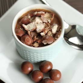 Malted Milk Chocolate Pots de Creme