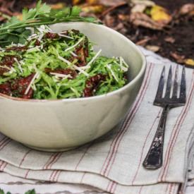 Spaghetti Squash Pasta with Pesto