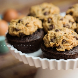 Healthy Cookie Dough Cupcakes