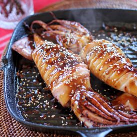 Sizzling Teriyaki Squid