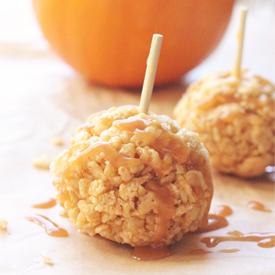 Pumpkin Brown Butter Krispie Treats