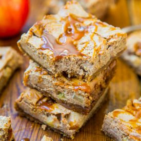 Salted Caramel Apple Cheesecake Bar