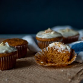 Half-batch Recipe, Pumpkin Cupcakes