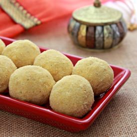 Besan Laddus/ Chickpea Flour Balls