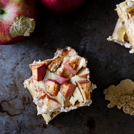 Apple Yogurt Cheesecake Bars