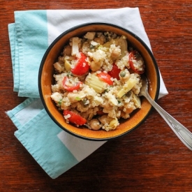 Quinoa Chickpea Salad