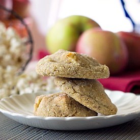 Caramel Apple Popcorn Cookies