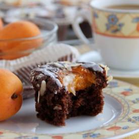 Chocolate Muffins with Apricots