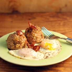 Canadian Breakfast Turkey Meatballs