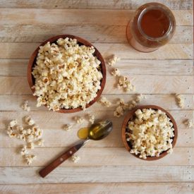 Sea Salt Honey Coconut Popcorn