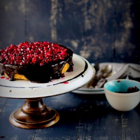 Pomegranate Jewel Cake {Egg Free}