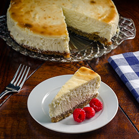 Lemon Cheesecake with Walnut Crust