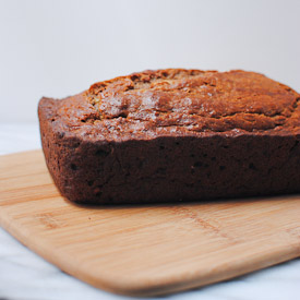 Spiced Bourbon Banana Bread