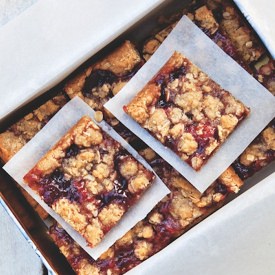 Cherry Crumble Bars