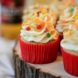 Caramel Apple Ale Cupcakes