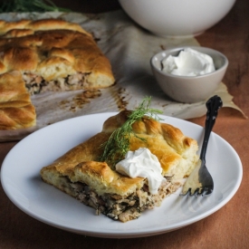 Russian Mushroom and Rabbit Pie