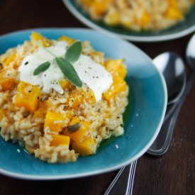 Salted Egg Pumpkin Risotto