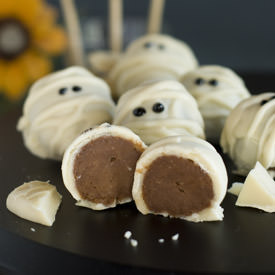 White Chocolate Mummy Truffles