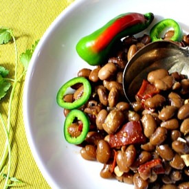 Bolito Beans with Red Wine