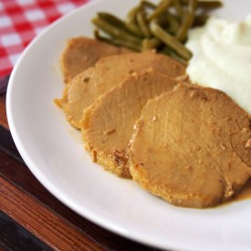 Milk-Braised Pork Loin with Herbs