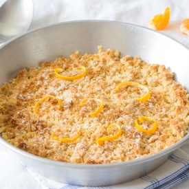 Satsuma Mandarin Crumble