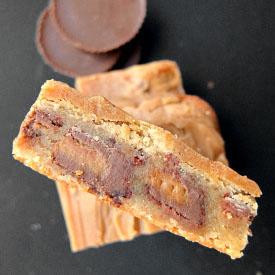 Peanut Butter Cup Blondies