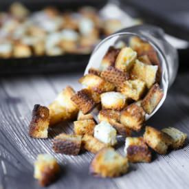 Garlic Parmesan Croutons