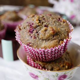 Whole Wheat Raspberry Muffin