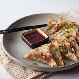 Kale & Corn Pot Stickers