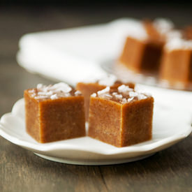 Tahini-Date Salted Caramels