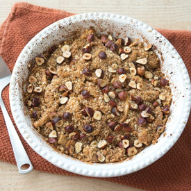 Hazelnut Apple Crisp