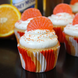 Blue Moon Orange Slice Cupcakes