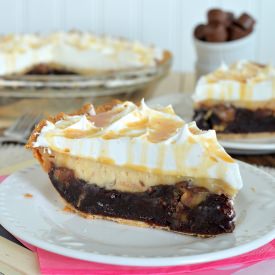 Salted Caramel Brownie Cheesecake