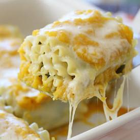 Butternut Squash Lasagna Rolls