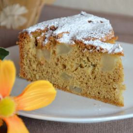 Autumn Cake with Apples and Pears