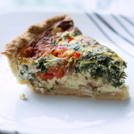 Bacon and Spinach Quiche