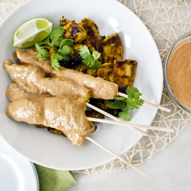 Chicken Satay with Spicy Peanut