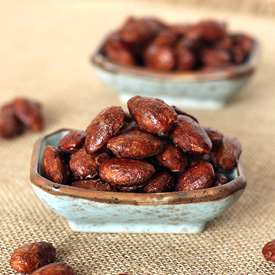 Maple Cinnamon Roasted Almonds