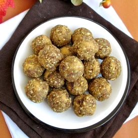 Pumpkin Stuffed Energy Balls