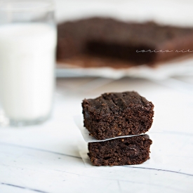 Healthy Sweet Potato Brownies