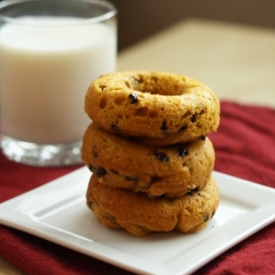 GF Pumpkin Chocolate Chip Donuts