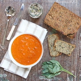 Roasted Tomato & Pepper Soup