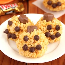 Jack-O-Lantern Rice Krispie Treats