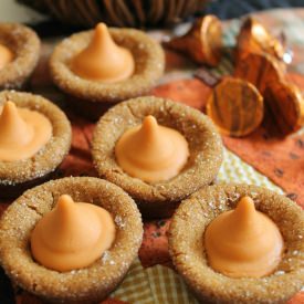 Pumpkin Spice Molasses Cookie Cups