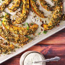 Crusted Pumpkin Wedges