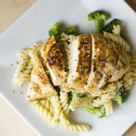 Blackened Chicken Pasta Alfredo