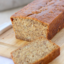 Bourbon Cardamom Banana Bread