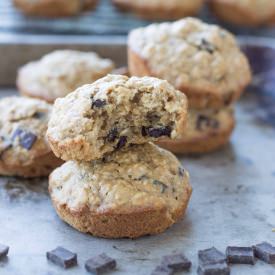 Banana Peanut Butter Muffin Tops