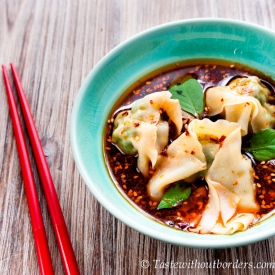 Wonton in Chili Oil Sauce