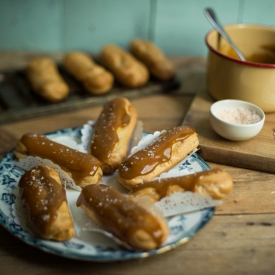 Salted Caramel Eclairs